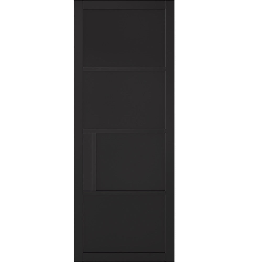 LPD Black Primed Chelsea 4P Internal Door