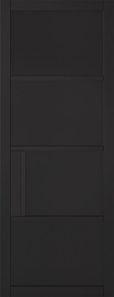 LPD Black Primed Chelsea 4P Internal Door