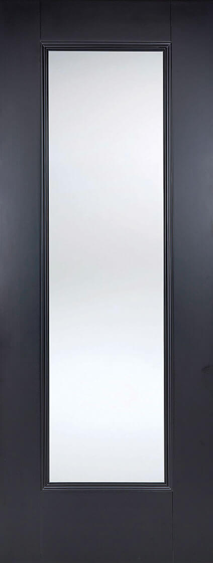 LPD Black Primed Eindhoven Glazed Internal Door