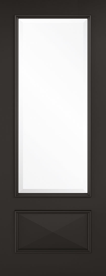 LPD Black Primed Knightsbridge Glazed Internal Door