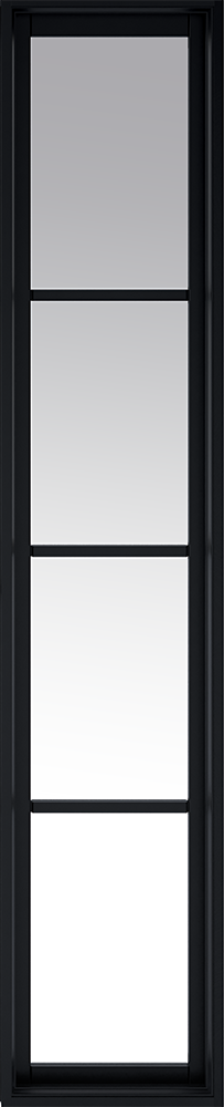 LPD Black Primed Soho Internal Sidelight