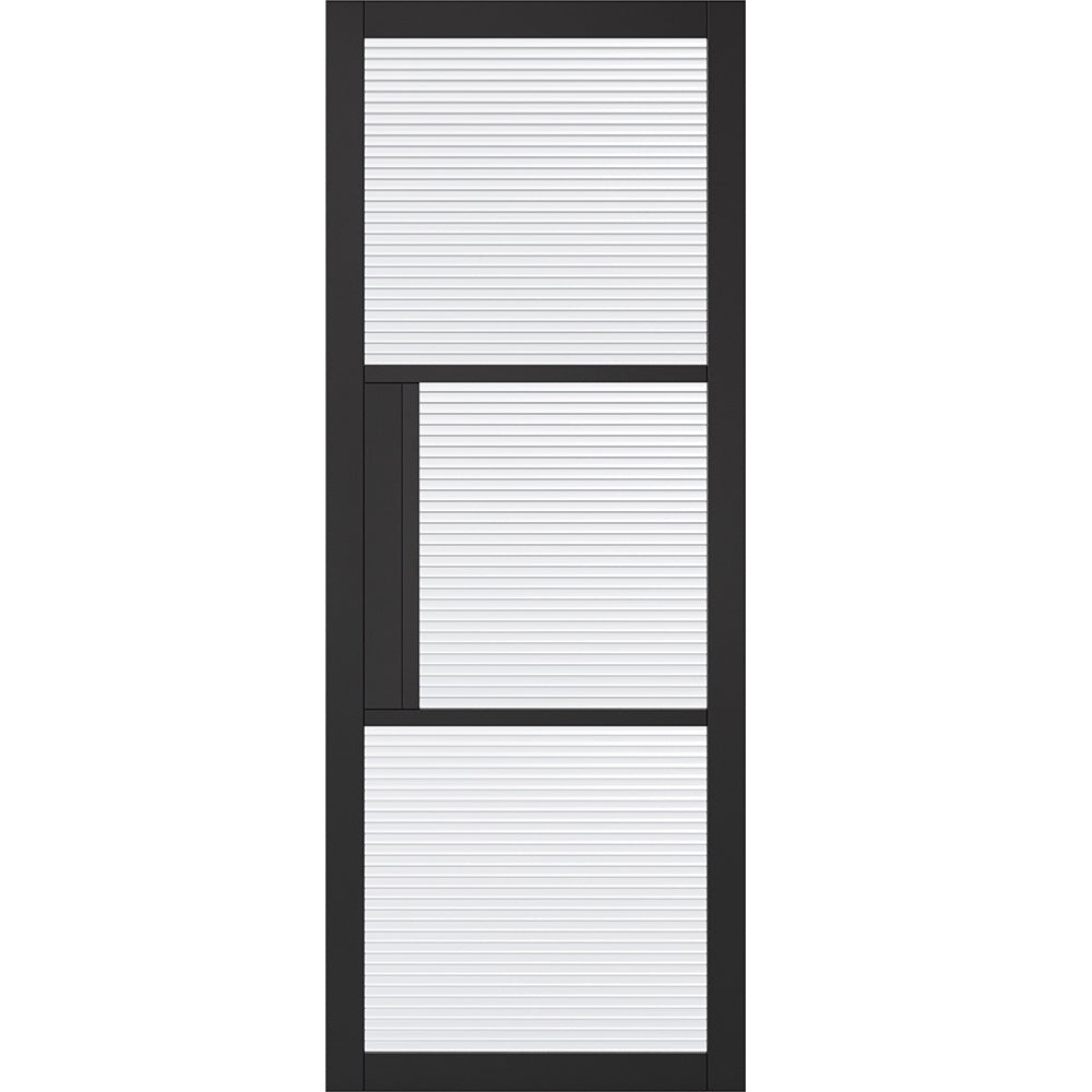 LPD Black Primed Tribeca 3L Reeded Internal Door