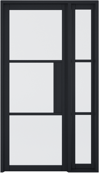 LPD Black Tribeca Internal Sidelight