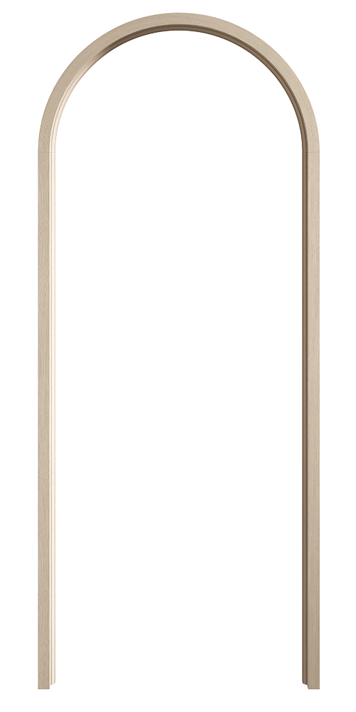 LPD Prefinished Blonde Oak Internal Door Curved Lining