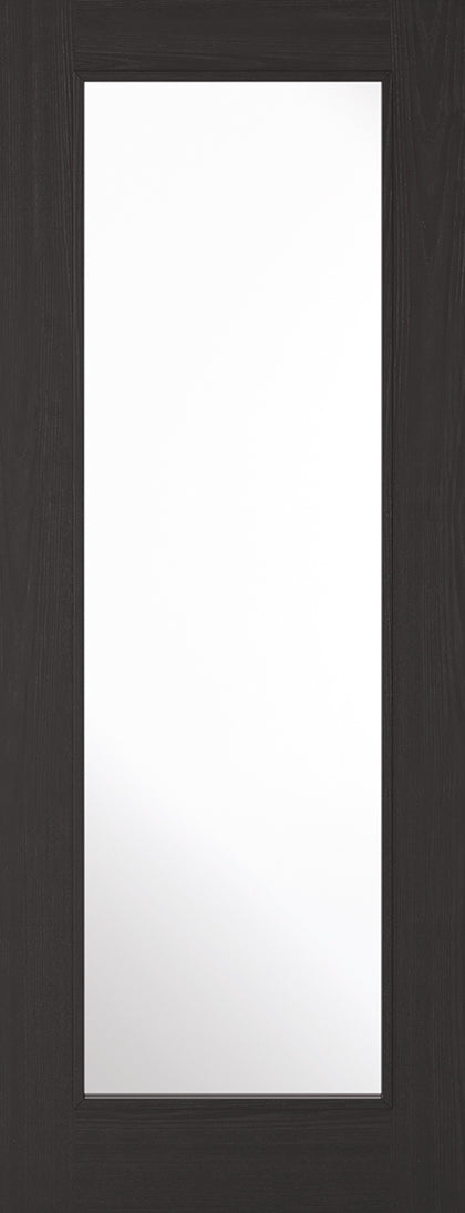 LPD Prefinished Charcoal Black Diez 1L Glazed Internal Door