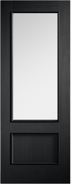 LPD Prefinished Charcoal Black Murcia Glazed Internal Door