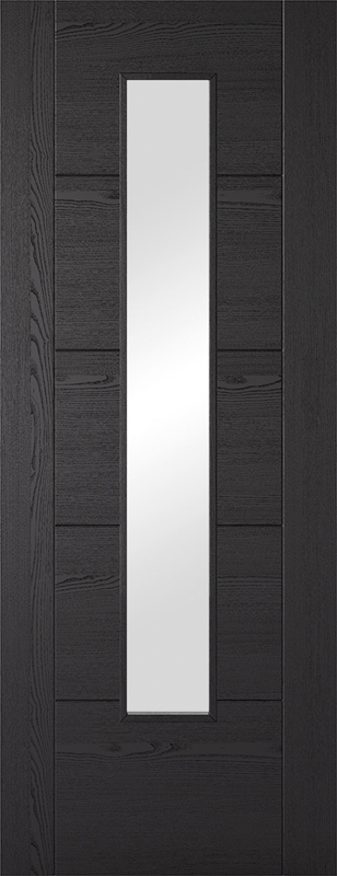 LPD Prefinished Charcoal Black Vancouver 1L Glazed Internal Door