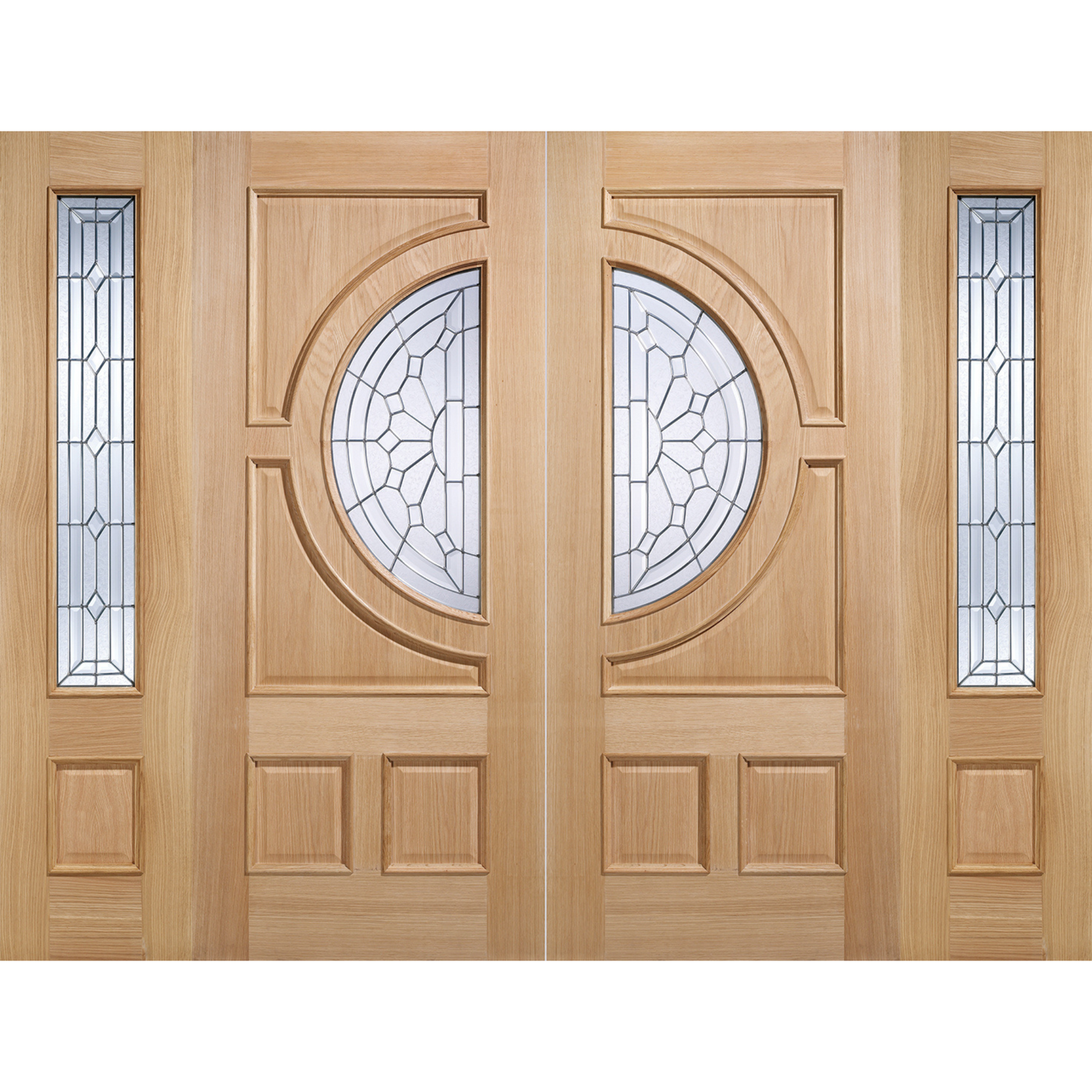LPD Oak Empress Glazed Sidelight