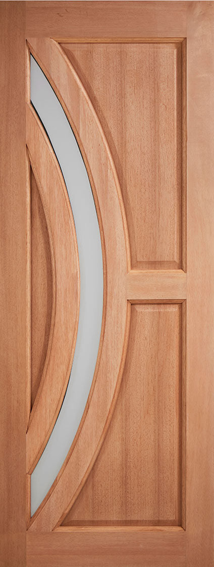 LPD Hardwood Harrow Frosted Glazed External Door