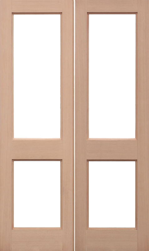 LPD Hemlock 2XGG Unglazed External Door Pair