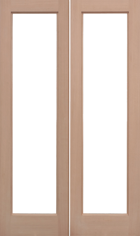 LPD Hemlock Pattern 20 Unglazed External Door Pair