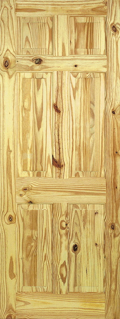 LPD Knotty Pine 6P Internal Door