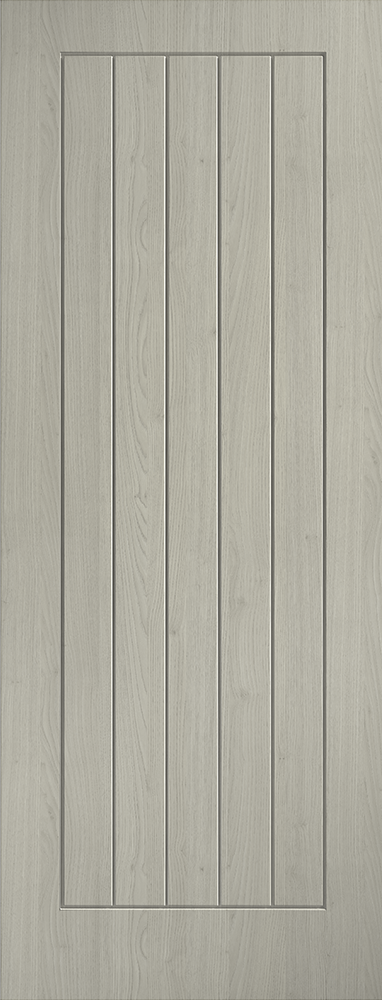 LPD Prefinished Light Grey Laminate Cottage Internal Door