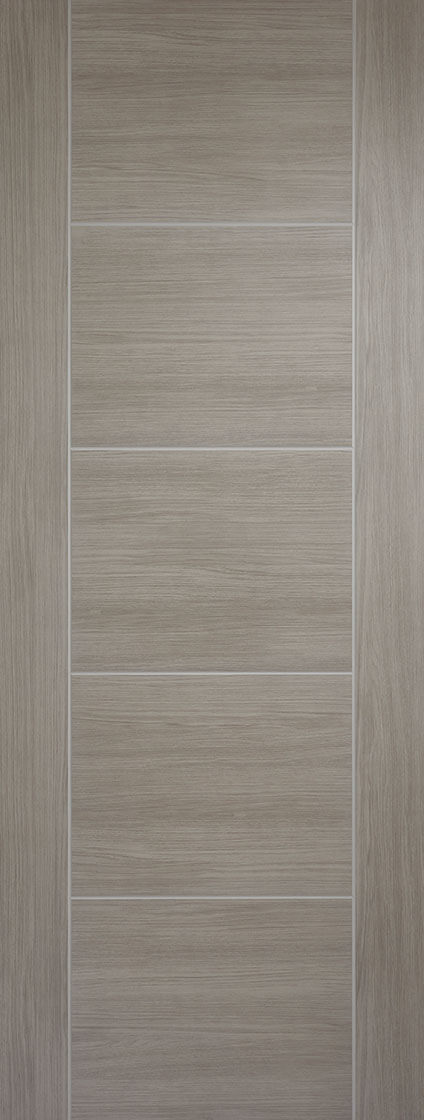 LPD Prefinished Light Grey Laminate Vancouver 5P Internal Door