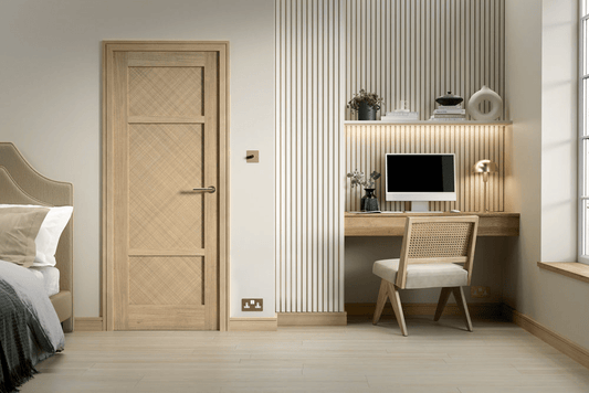 LPD Oak Alvin Prefinished Internal Door