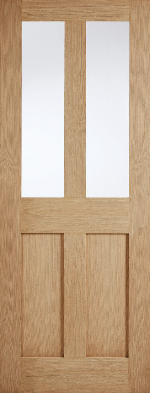 LPD Unfinished Oak London Glazed Internal Door
