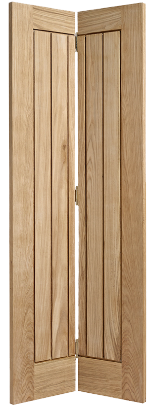 LPD Unfinished Oak Mexicano Bi-fold Internal Door System