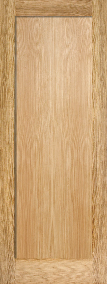 LPD Unfinished Oak Pattern 10 One Panel FD30 Internal Fire Door