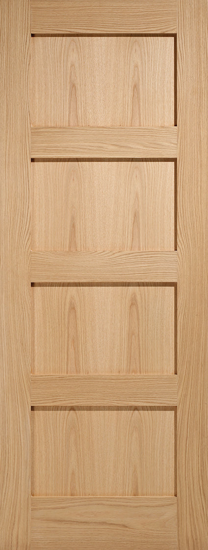 LPD Unfinished Oak Shaker 4P Internal Door
