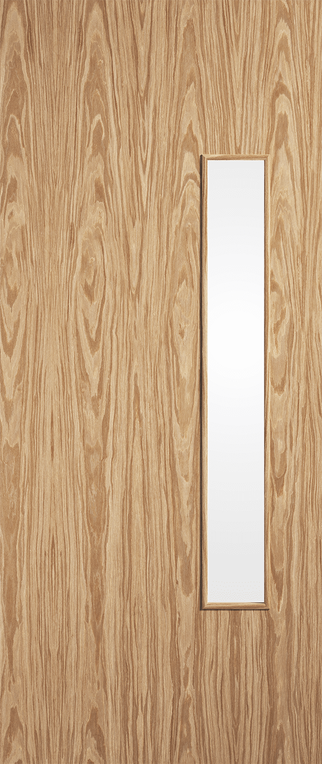 LPD Prefinished Oak Flush 18G FD30 Internal Fire Door
