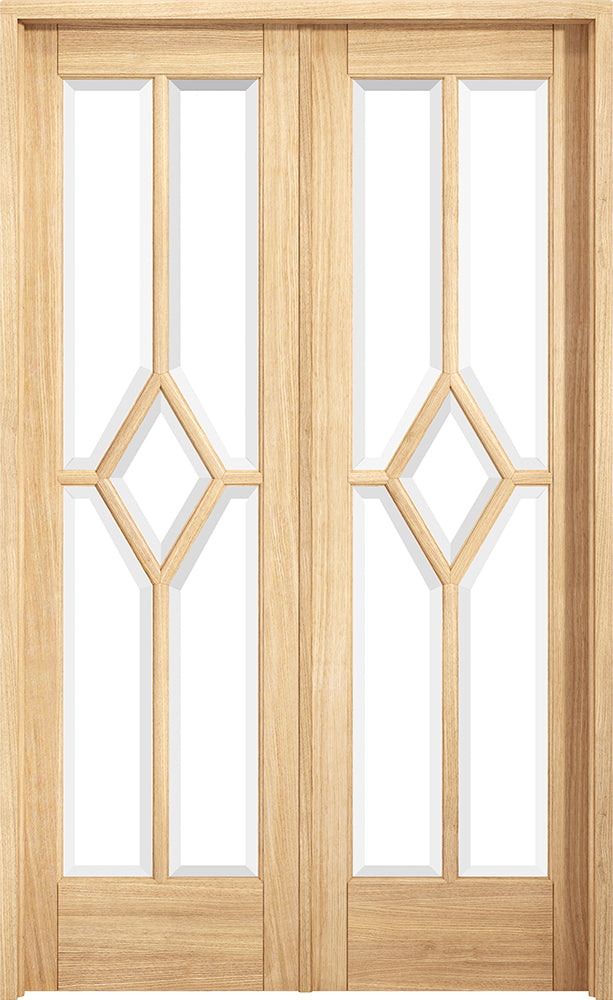 LPD Prefinished Oak Reims W4 Internal Room Divider