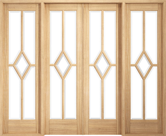 LPD Prefinished Oak Reims W8 Internal Room Divider