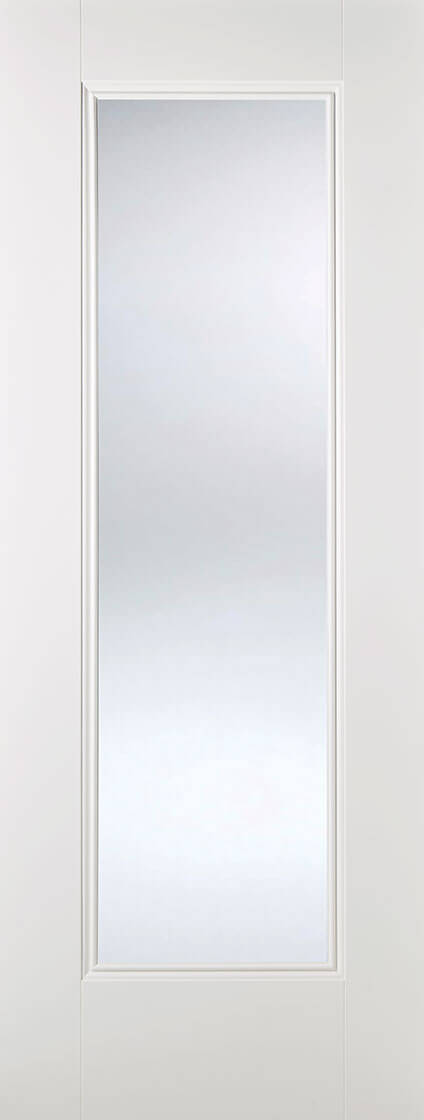 LPD White Primed Eindhoven Glazed 1L Internal Door
