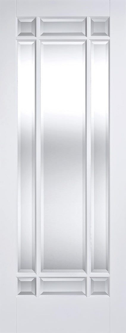 LPD White Primed Manhattan Glazed 9L Internal Door