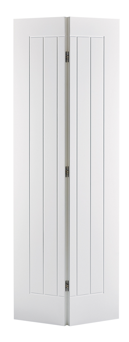 LPD White Primed Mexicano Internal Bi-fold Door