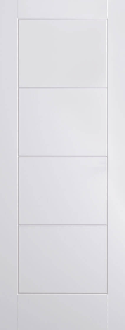 LPD White Primed Moulded Ladder FD30 Internal Fire Door