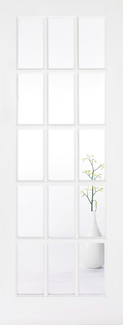 LPD White Primed SA Glazed 15L Internal Door