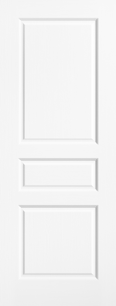 LPD White Textured 3 Panel Internal Door