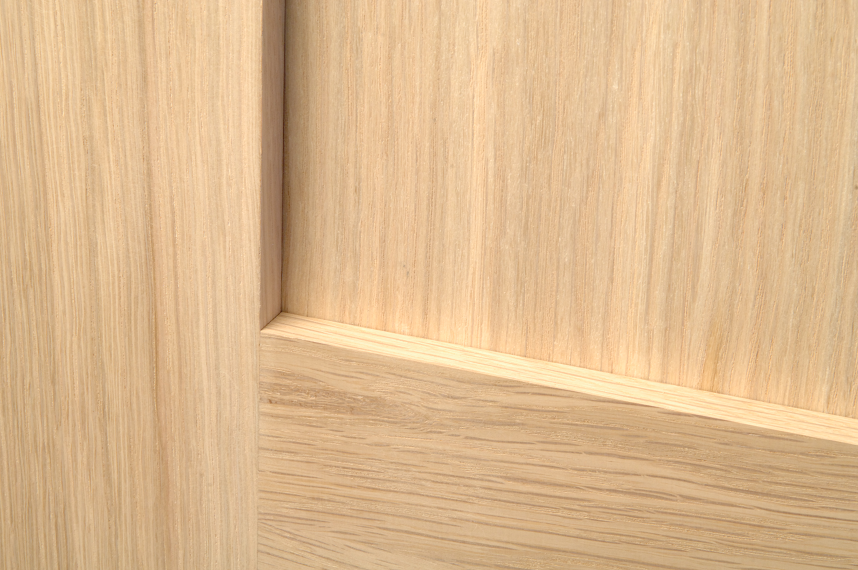 Oak Shaker 1 Panel Sliding Door System