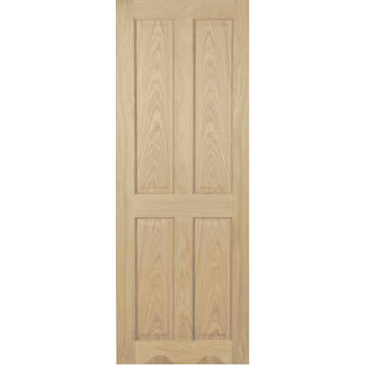 Oak 4 Panel RM0 Sliding Door System