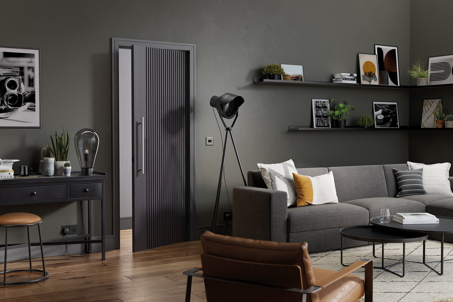 LPD Prefinished Ash Grey Melbourne Internal Door