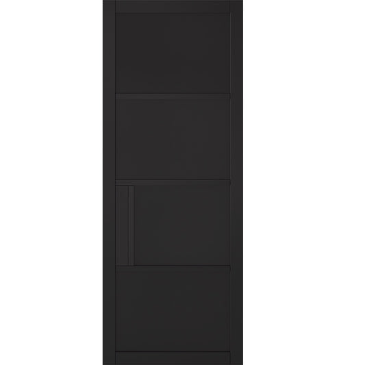 LPD Black Primed Chelsea 4P Internal Door