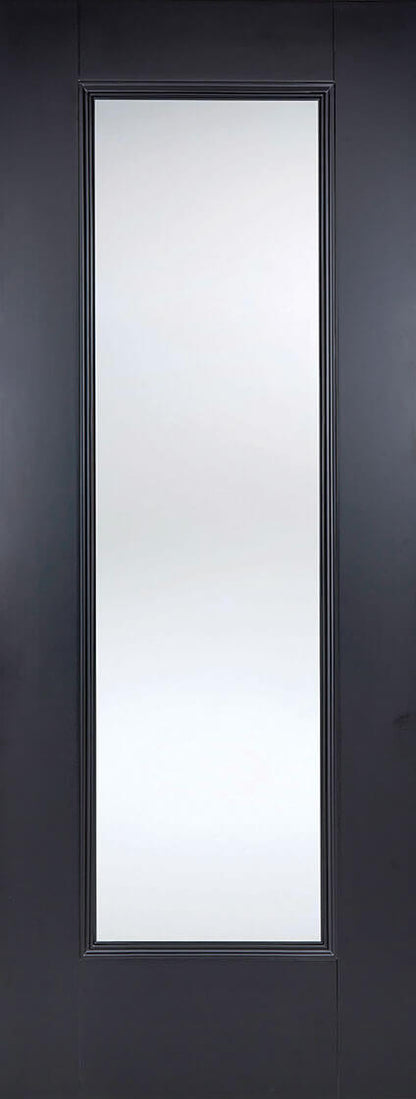 LPD Black Primed Eindhoven Glazed Internal Door