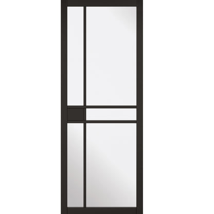 LPD Black Primed Greenwich 5L Clear Internal Door