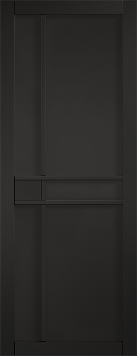 LPD Black Primed Greenwich Panel Internal Door