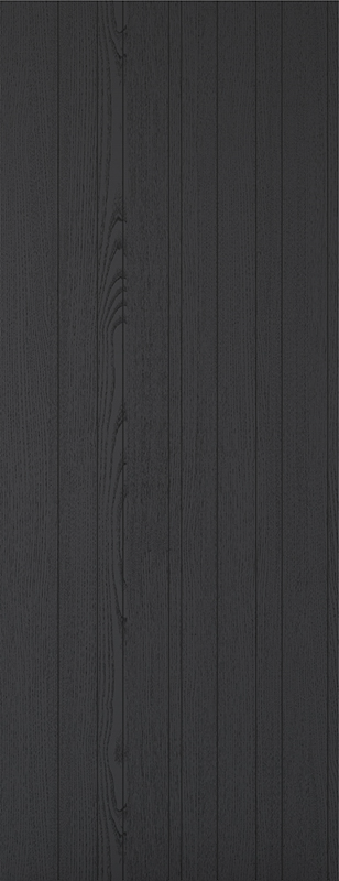 LPD Prefinished Black Laminate Montreal Internal Door