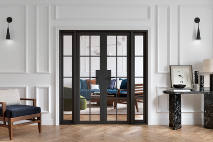 LPD Black Prefinished Malvern W6 Internal Door Pair