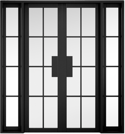 LPD Black Prefinished Malvern W6 Internal Door Pair