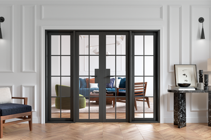 LPD Black Prefinished Malvern W8 Internal Door Pair
