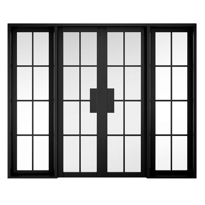 LPD Black Prefinished Malvern W8 Internal Door Pair