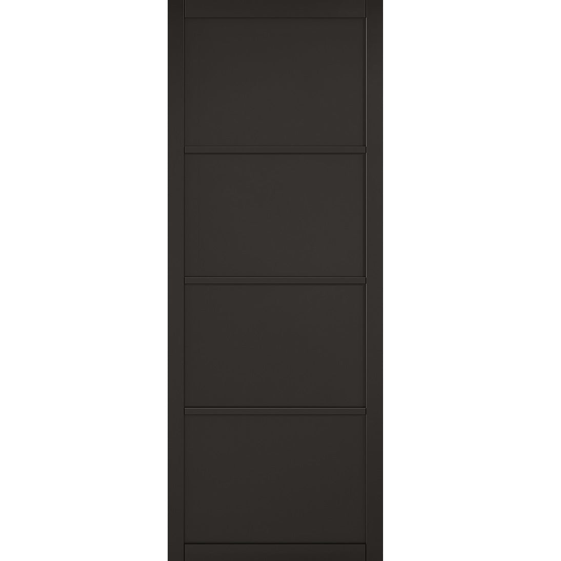 LPD Black Primed Soho 4P Internal Door