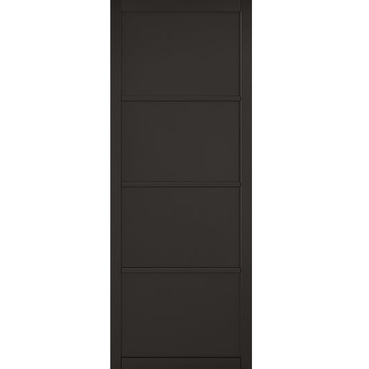 LPD Black Primed Soho 4P Internal Door