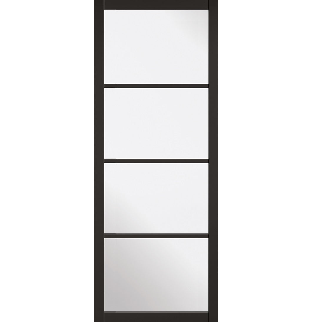 Primed Soho Clear Internal Door