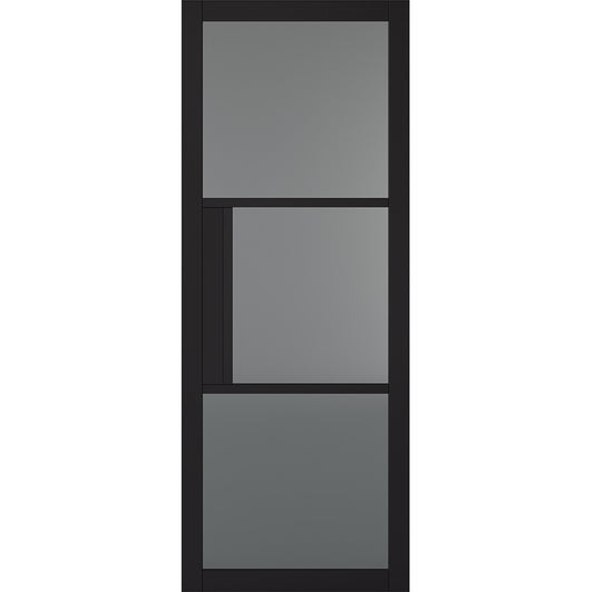 LPD Black Primed Tribeca 3L Tinted Internal Door