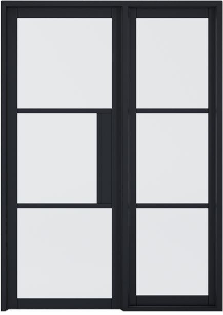 LPD Black Tribeca Internal Sidelight