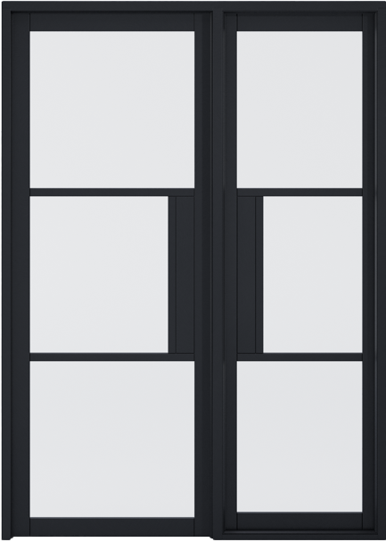 LPD Black Tribeca Internal Sidelight